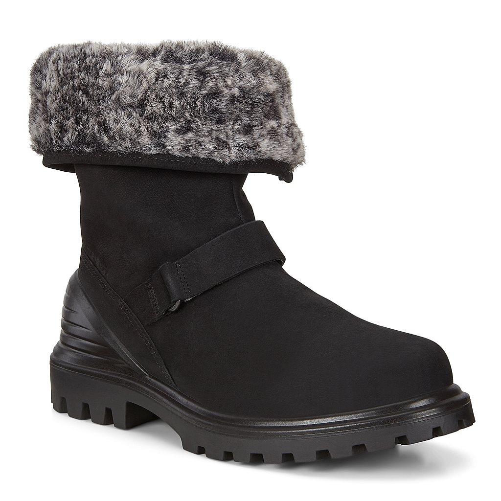 Ecco Tredtray K Girls Boots In Black Sale - India ZWJ-536104